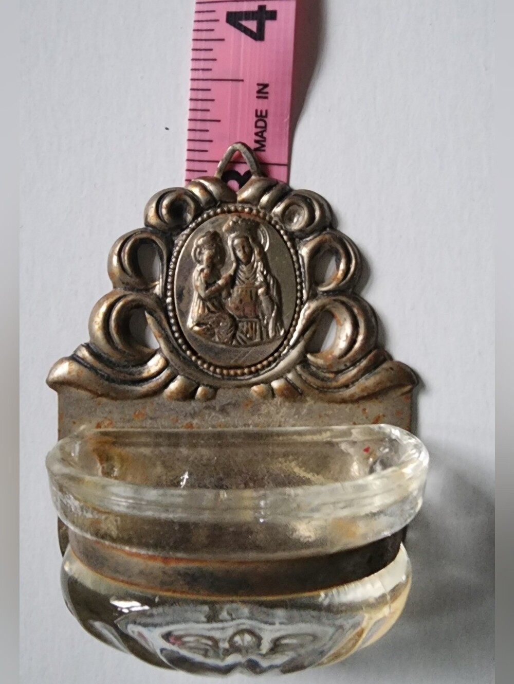 Vntg Holy Water Font - Picture 2 of 5